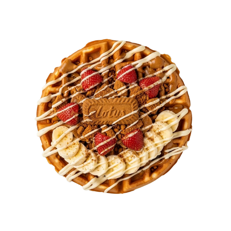 Waffle con Lotus